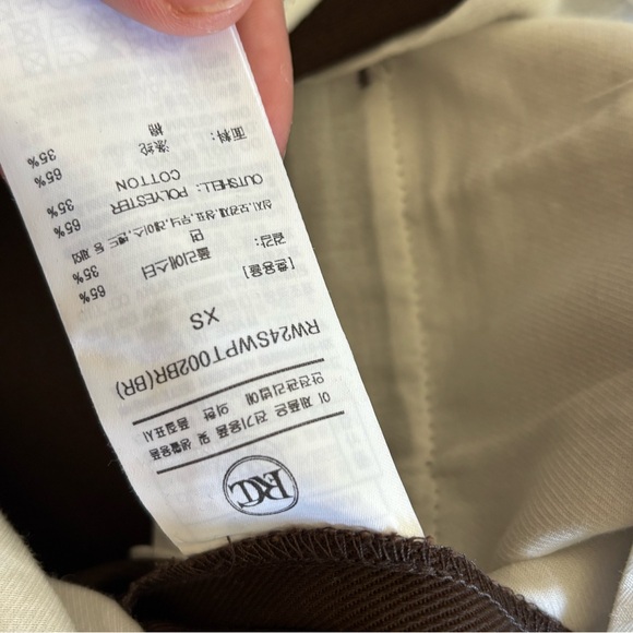 RECTO Brown Pleat Detail Shorts SZ XS - Picture 7 of 7